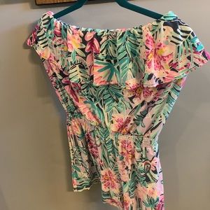 Lilly Pulitzer Strapless Romper Size Small